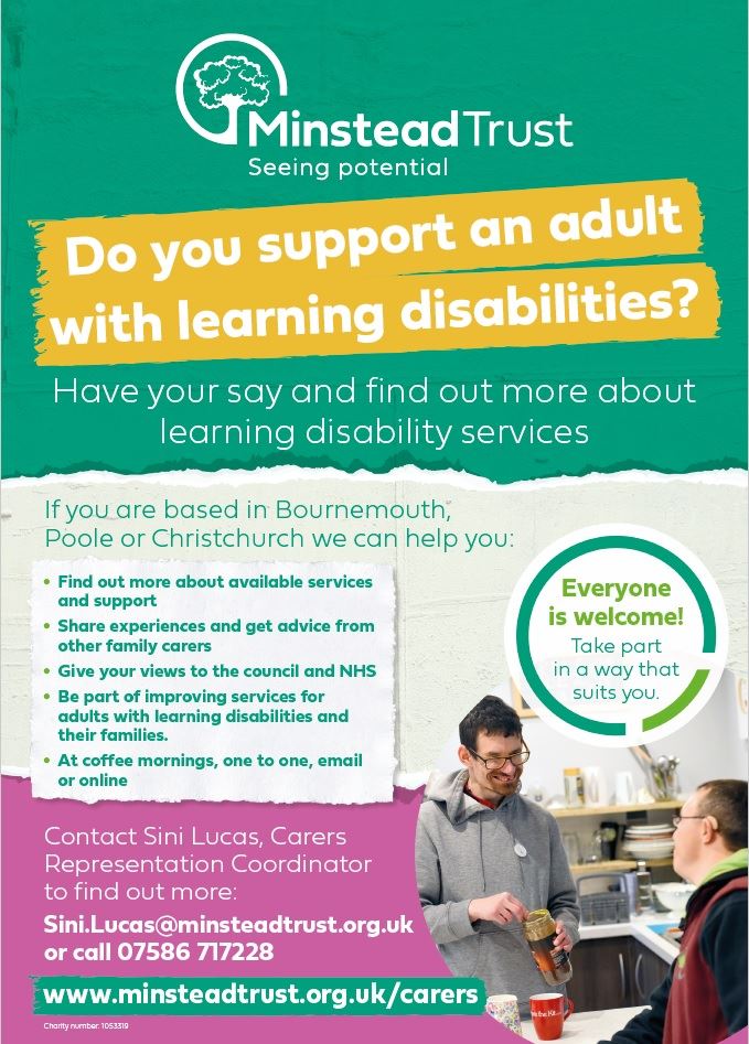 Supporting an Adult with learning disabilities?